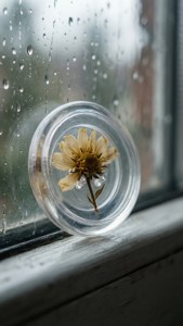 Embedded Flower Button