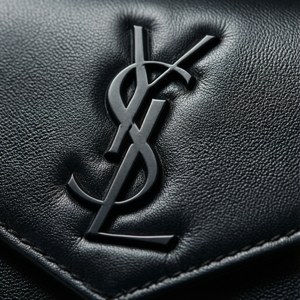 Embossed YSL Leather