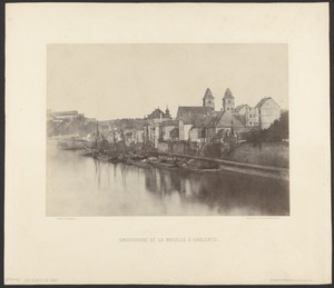 Embouchure de la Moselle à Coblentz