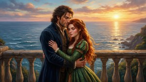 Embrace at Sunset