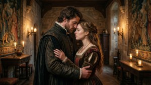 Embrace in the Castle