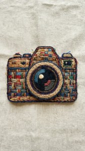 Embroidered Camera Emoji