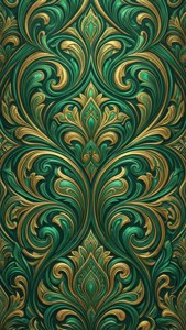 Emerald Arabesque Flow