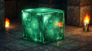 Emerald Block in Cave