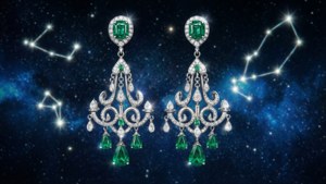 Emerald Chandelier Earrings