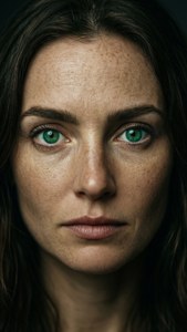 Emerald Gaze Portrait