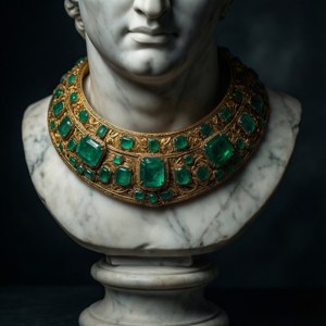 Emerald Gold Choker