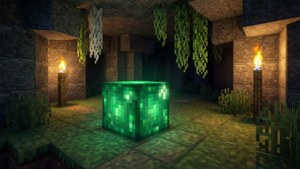 Emerald in Cave