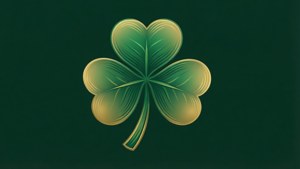 Emerald Shamrock Minimalist