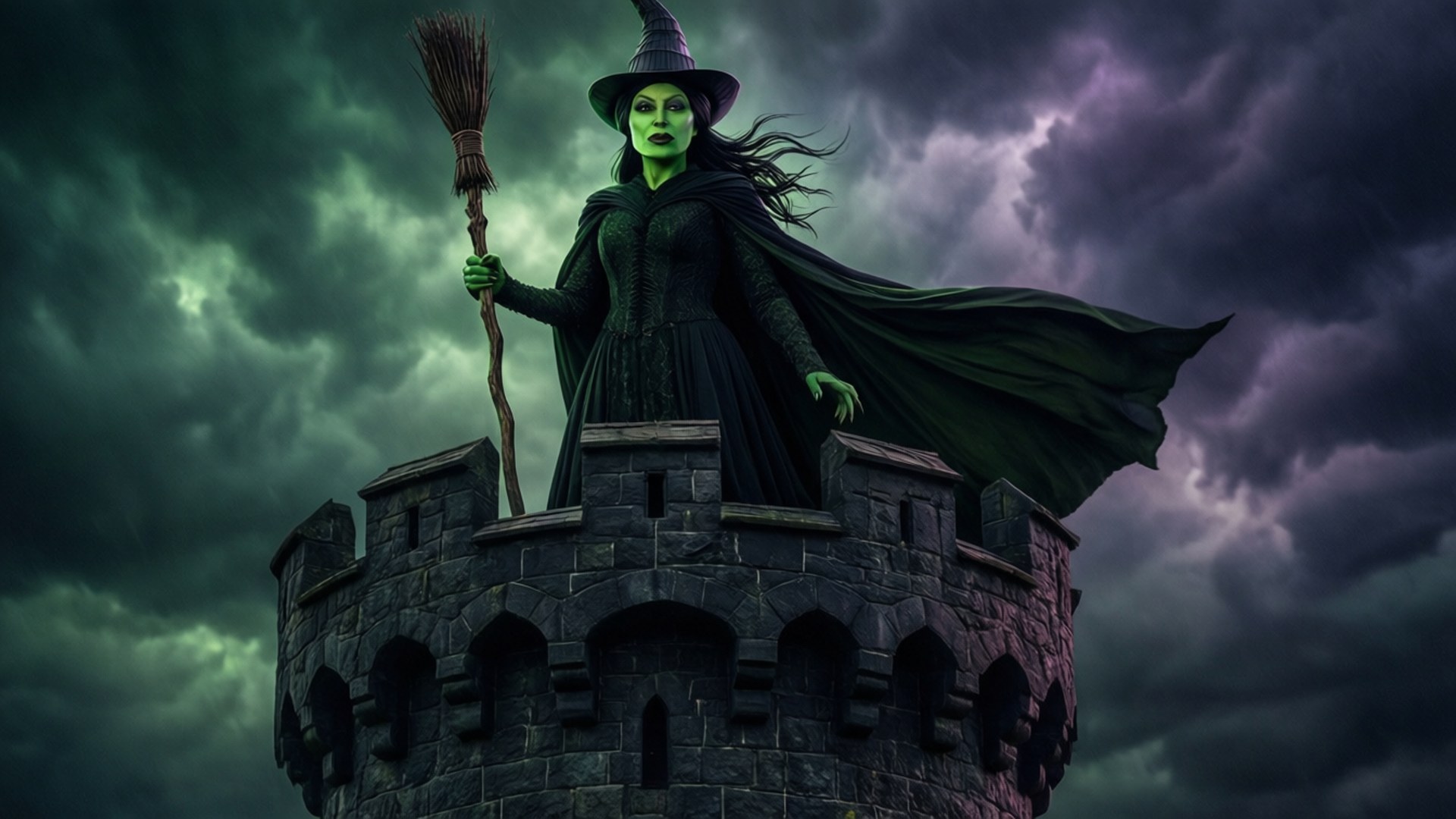 Emerald Tower Standoff by Wallpapers.art Studio