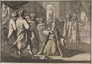 Emir Fakardin smeekt sultan Murat IV om zijn leven, 1633