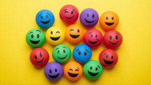 Emoji Stress Ball Flat Lay