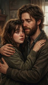Emotional Hug Scene