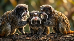 Emperor Tamarin Family
