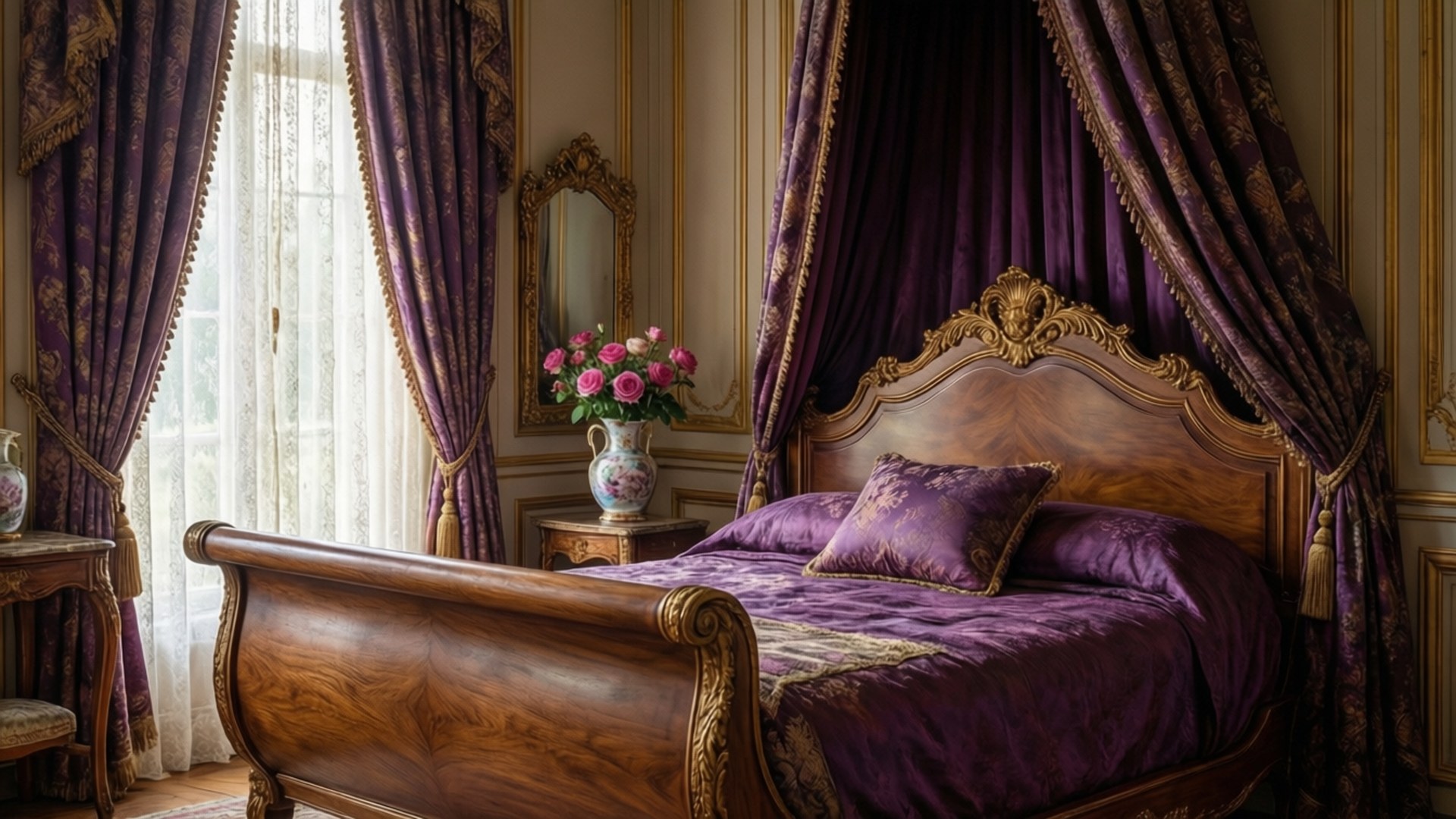 Empire Bedchamber Serenity by Wallpapers.art Studio
