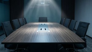 Empty Boardroom Silence