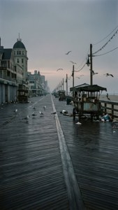 Empty Boardwalk Noir