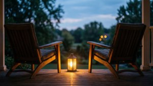 Empty Chairs Porch