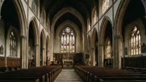 Empty Church Interior