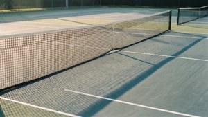 Empty Court at Dawn