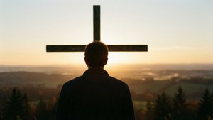 Empty Cross Sunrise