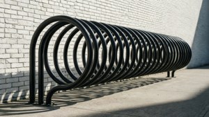 Empty Curve Rack