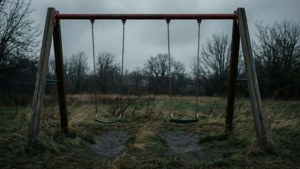 Empty Playground Swings