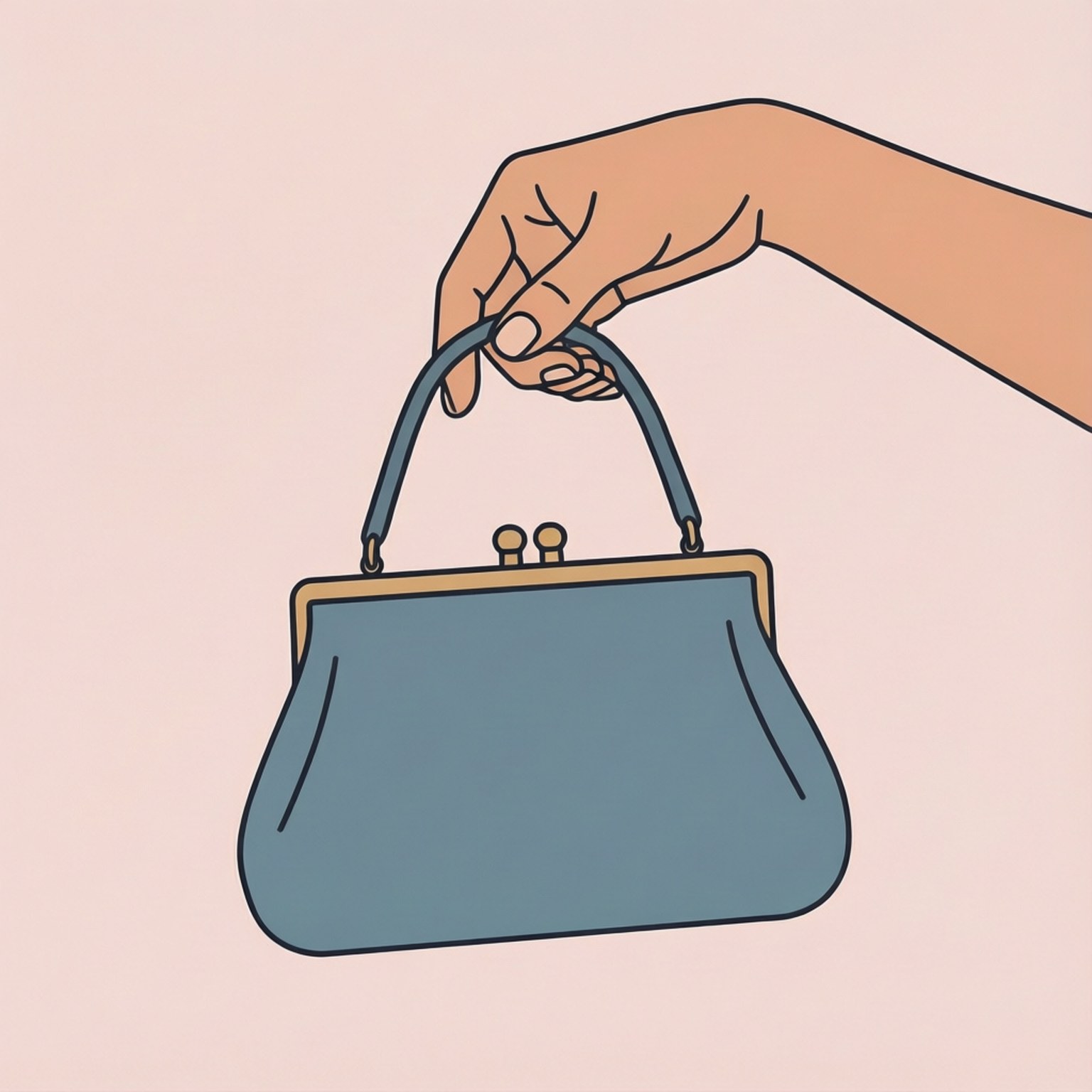 Empty Purse by Wallpapers.art Studio