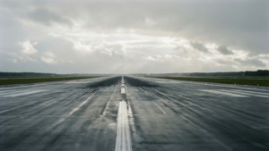Empty Runway Horizon