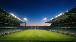 Empty Stadium Twilight