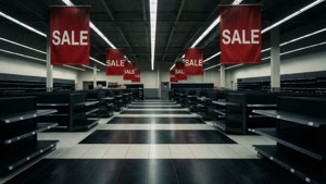 Empty Store Before Rush