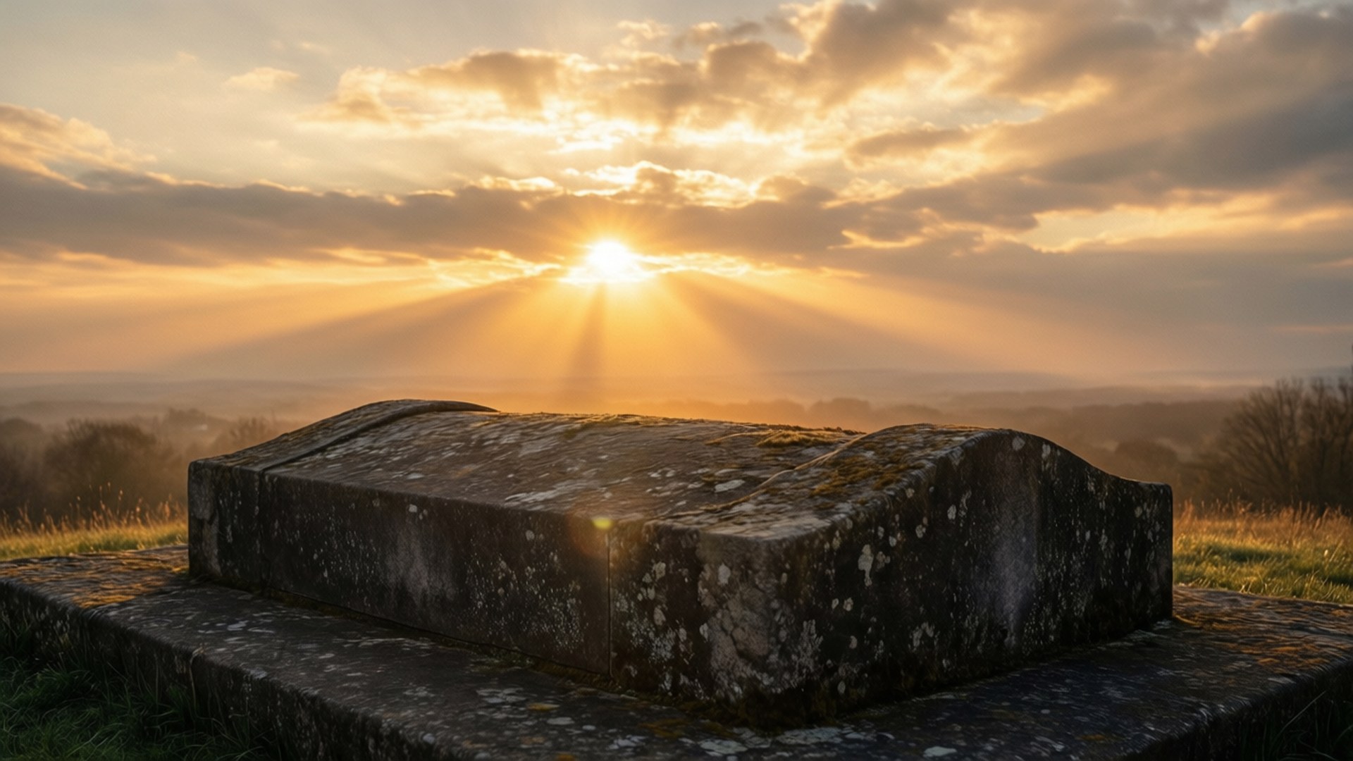 Empty Tomb Sunrise by Wallpapers.art Studio