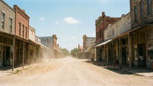 Empty Town Street