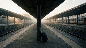 Empty Train Station