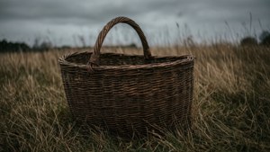 Empty Vintage Basket