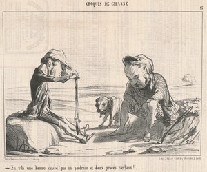 En v'la une bonne chasse! ...