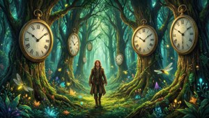 Enchanted Clock Forest