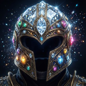 Enchanted Diamond Helmet Close-Up
