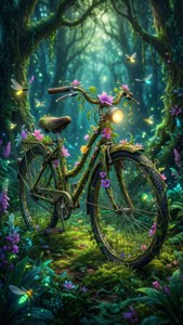Enchanted Floral Bicycle