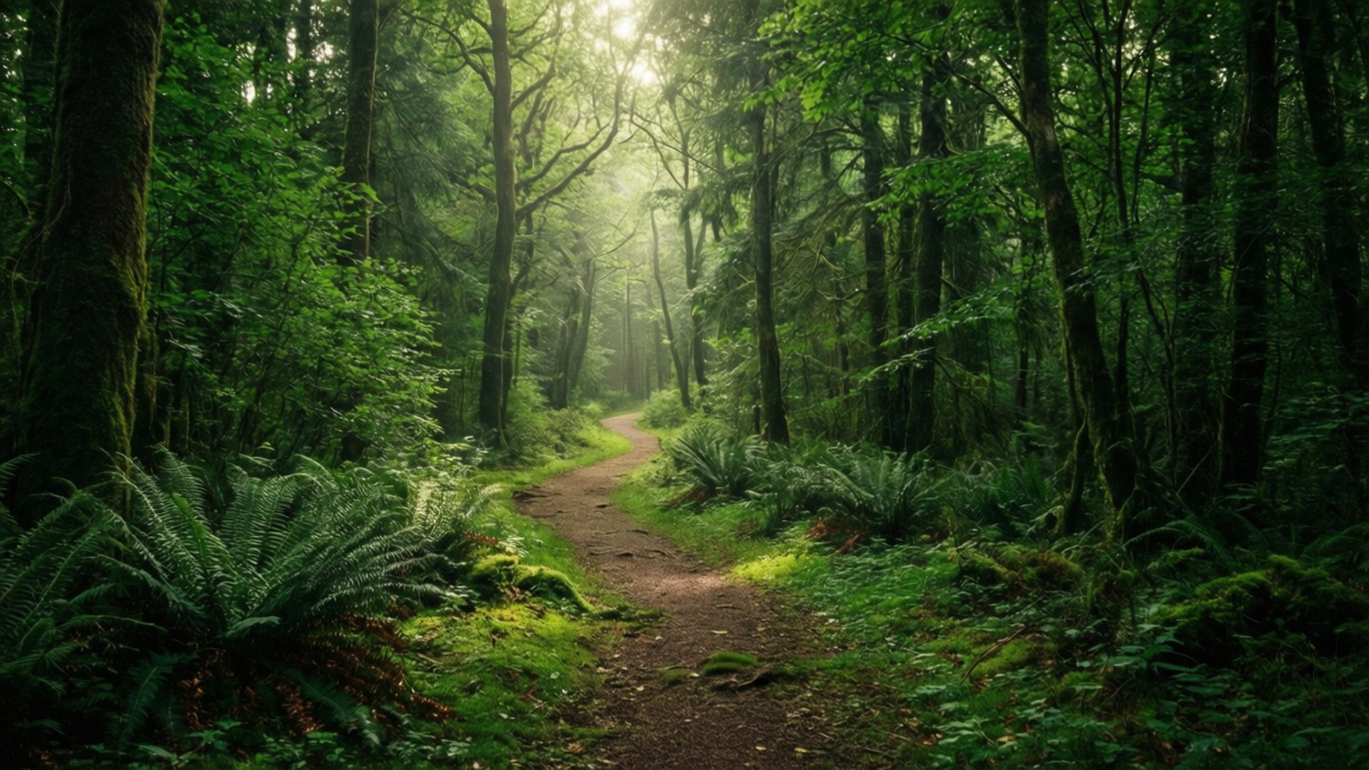 Enchanted Forest Path by Wallpapers.art Studio