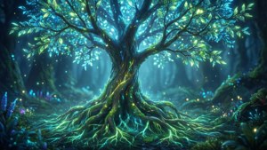 Enchanted Glowing Tree