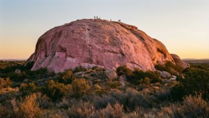 Enchanted Rock at Golden Hour