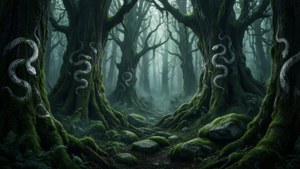 Enchanted Slytherin Forest