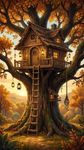 Enchanted Treehouse Autumn