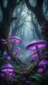 Enchanted Violet Forest