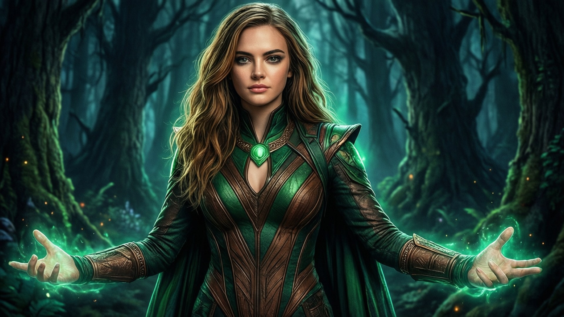 Enchantress Unleashed by Wallpapers.art Studio