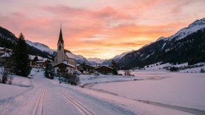 Engadin Winter Sunset