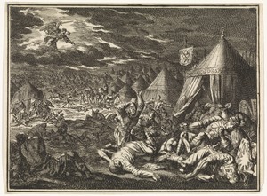 Engel des Heren doodt de troepen van Sanherib