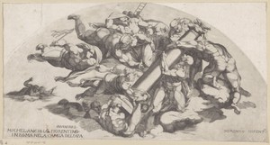 Engelen met de Passiewerktuigen uit Michelangelo's Laatste Oordeel