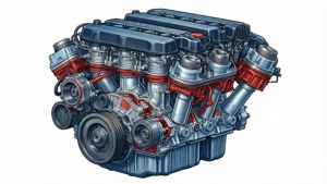 Engine Cutaway Diagram